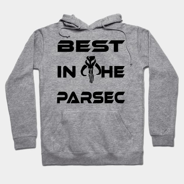 "BEST IN THE PARSEC" BLACK logo Hoodie by TSOL Games